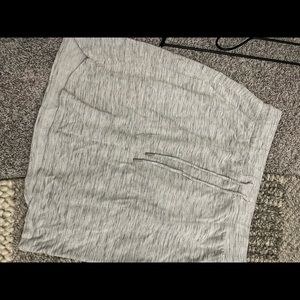 Grey Hilary Radley Midi Skirt